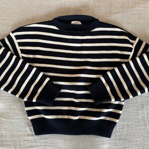 CELINE Striped Wool Sweater - XS